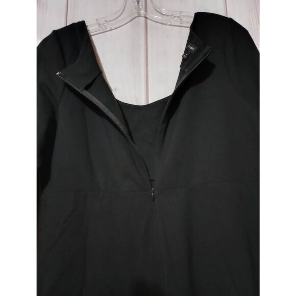 Talbots Dress Ladies 10 Black 3/4 Sleeve‎ Midi - Picture 4 of 7